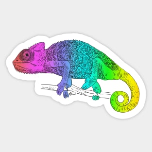 Chameleon Sticker